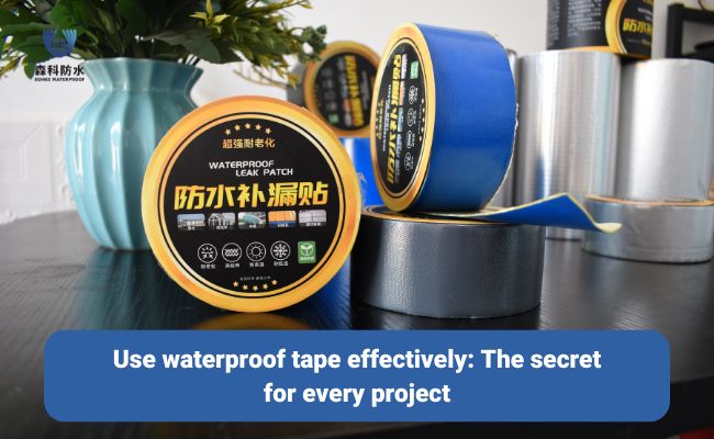 Use waterproof tape